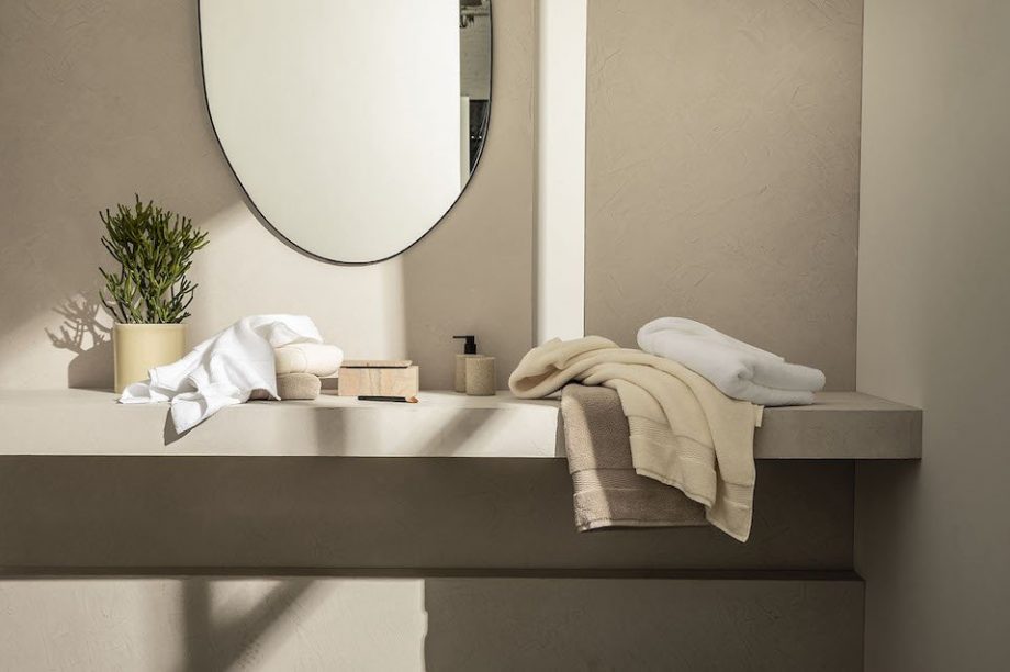 GREIGE gammes linge bain serviettes