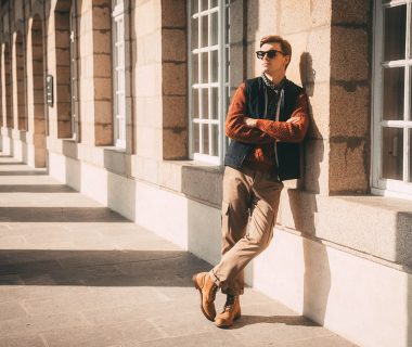 gilet look homme adresse polaire