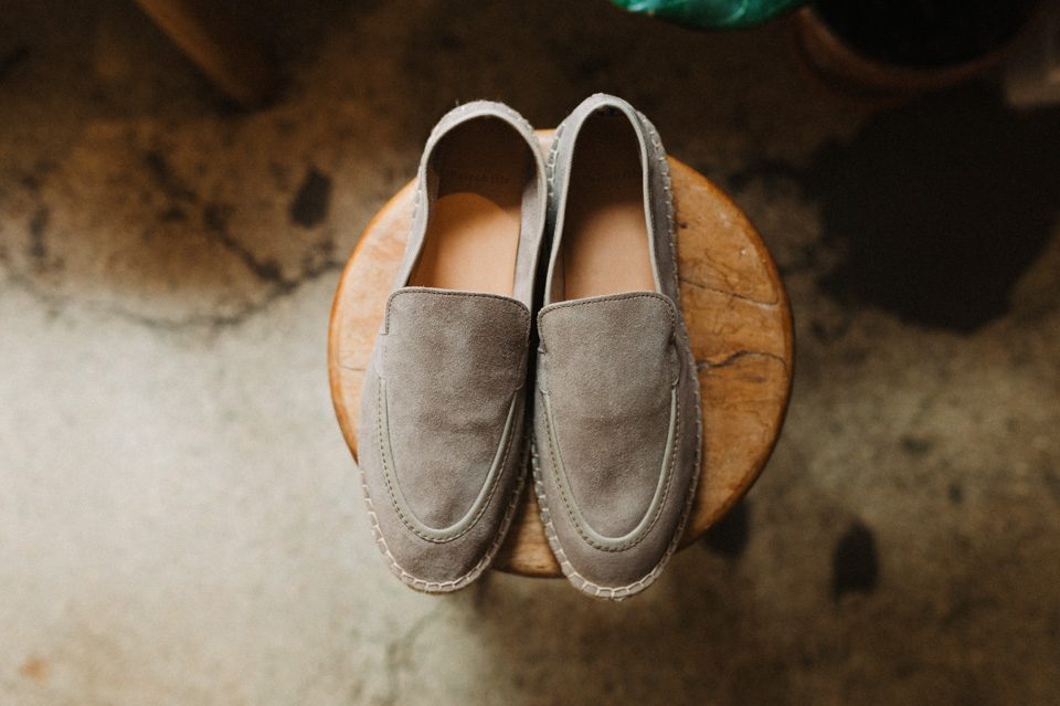 Espadrille paire fils seventies