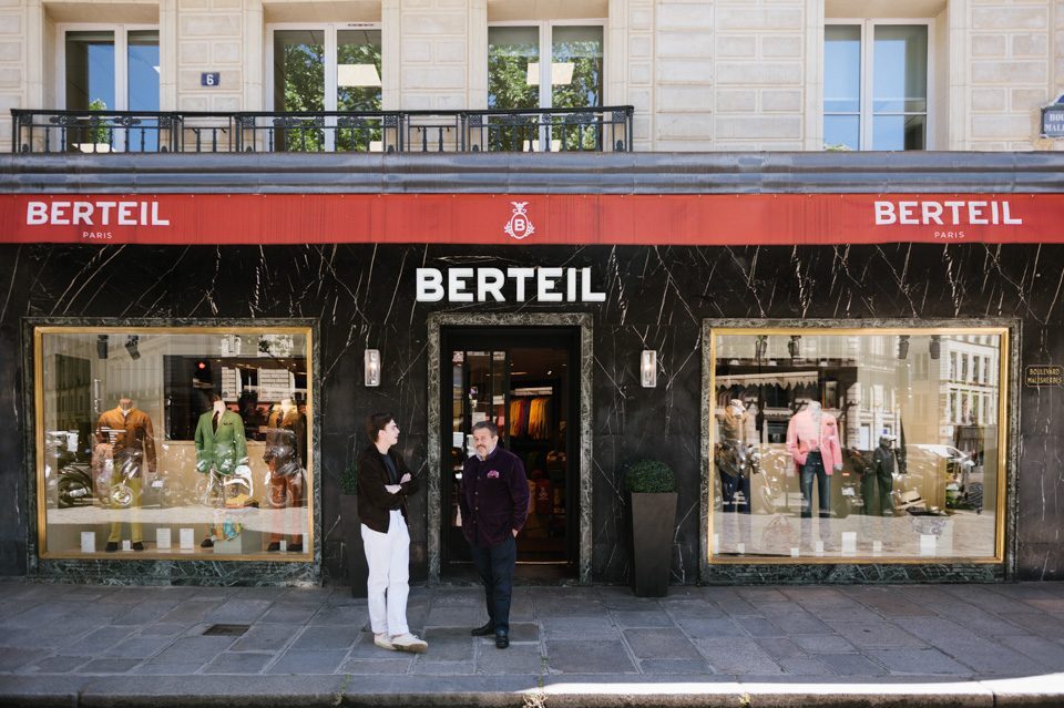 Berteil boutique homme devanture