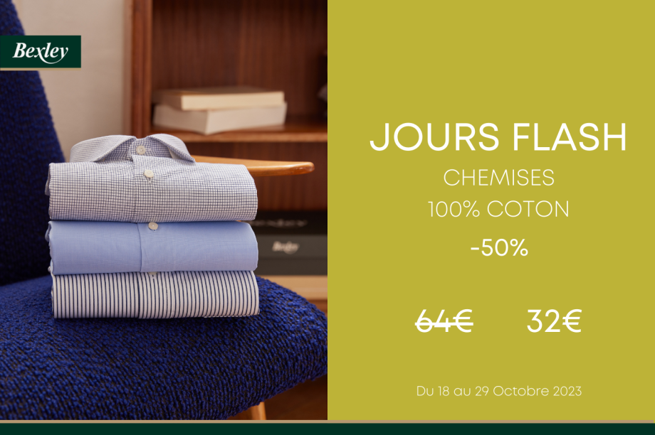 bexley jours flash chemise réductions