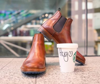 Boots Paire et fils cuir café