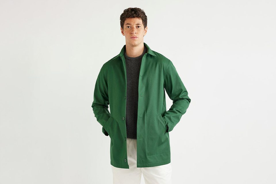 manteau percival vert
