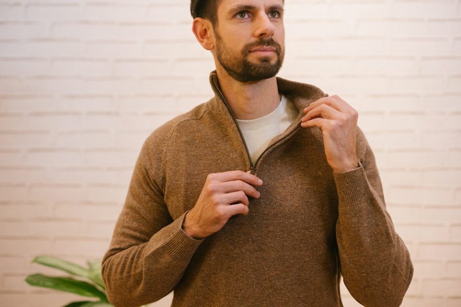 comment choisir un pull camionneur nodus pull bleu zippé