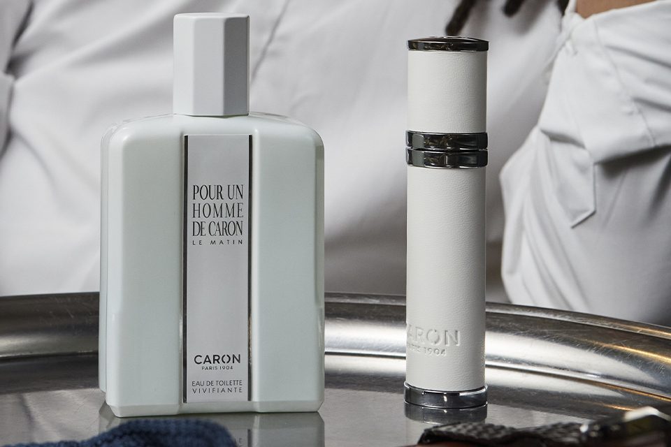 test caron pour un homme le matin parfum