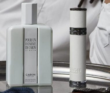 test caron pour un homme le matin parfum