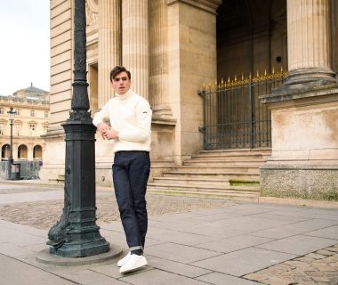 Pull le minor blanc laine