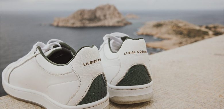 la bise à denise baskets blanches