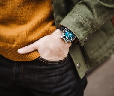 montre bleu lip