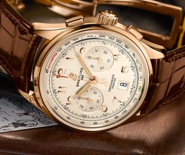 breitling premier B01 chronographe 2023 or rouge