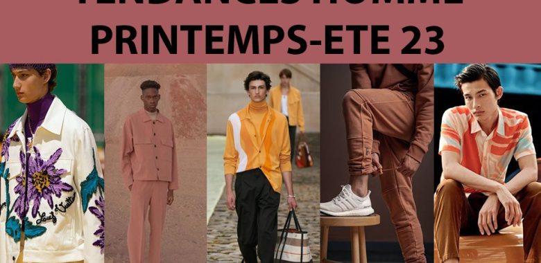 Tendances mode masculine printemps été 2023