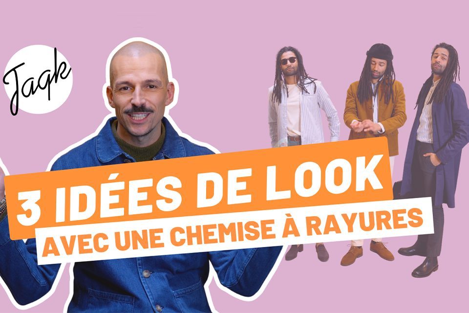 comment porter une chemise à rayures