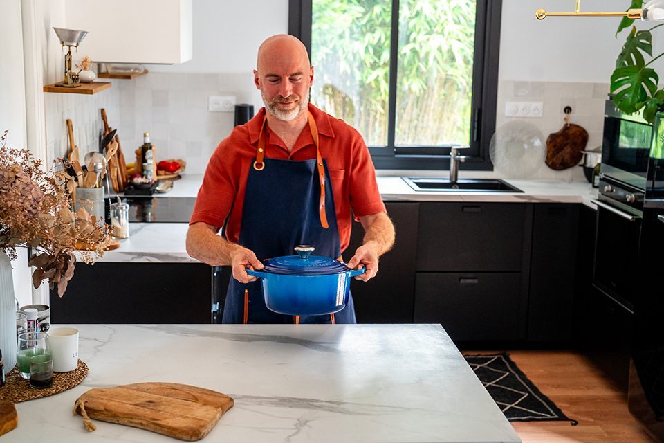 Le Creuset cocotte azur