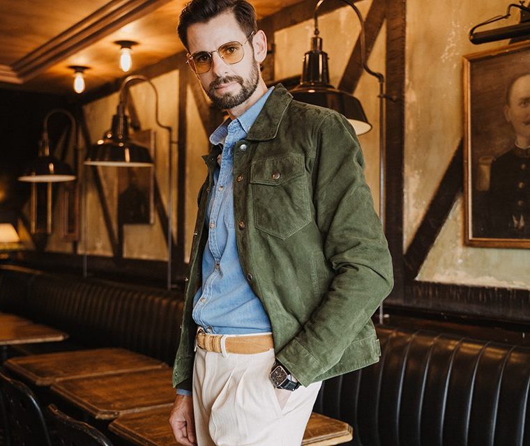 look homme veste cuir couv max atlas paris