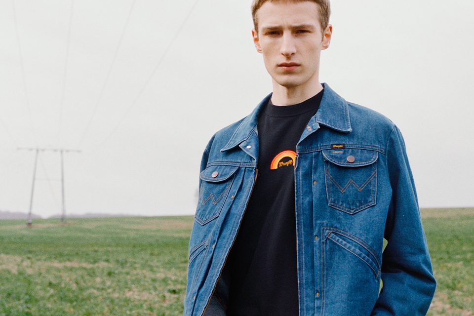 Veste en jean online bleu electrique