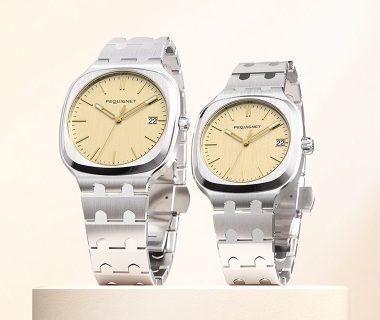 montre concorde pequignet made in france cadran doré