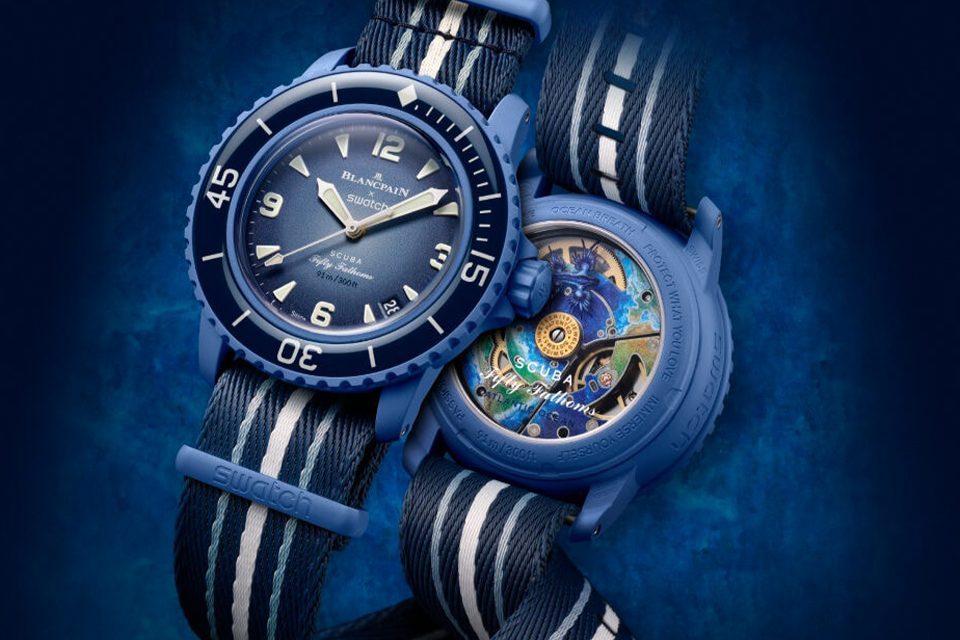 swatch blancpain scuba fifty fathoms moonswatch