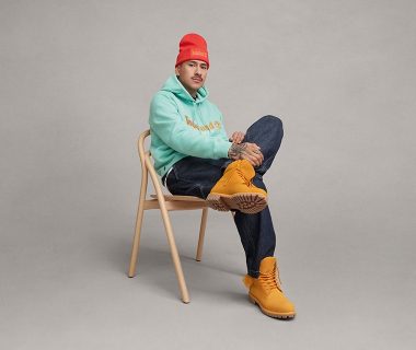 Boots Timberland Color Blast orange look