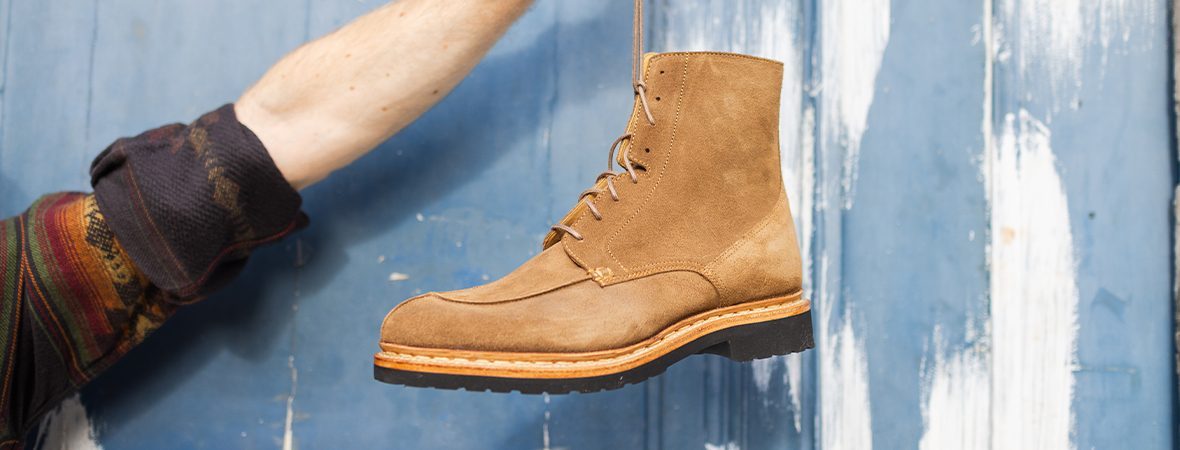 chelsea boots daim marron hardrige