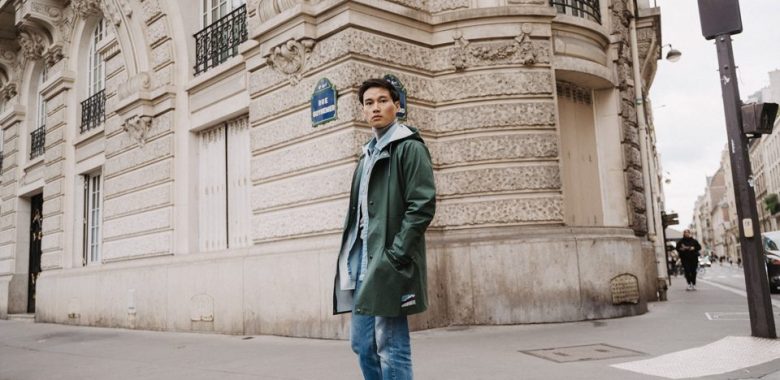 manteau impermeable vert montlimart