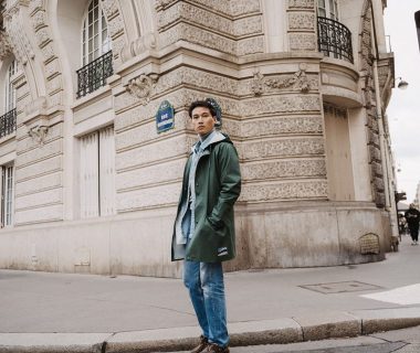 manteau impermeable vert montlimart