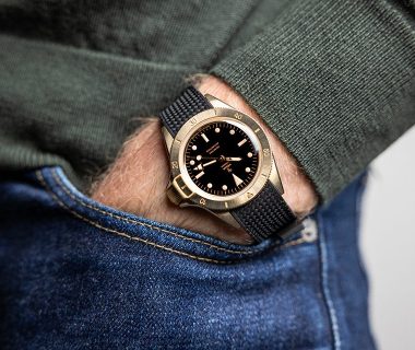 Yema Superman bronze CMM.10 noir poignet