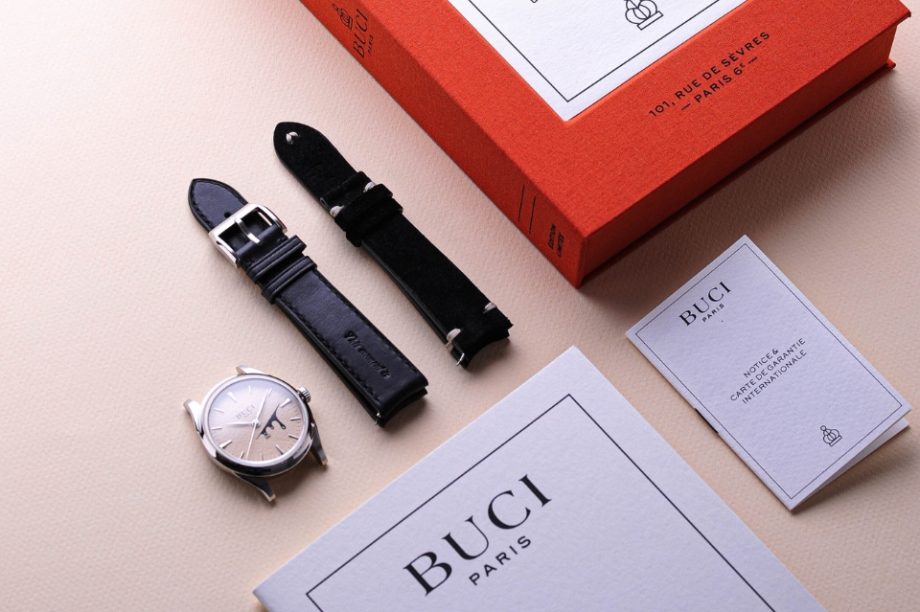 montre buci seconde coffret
