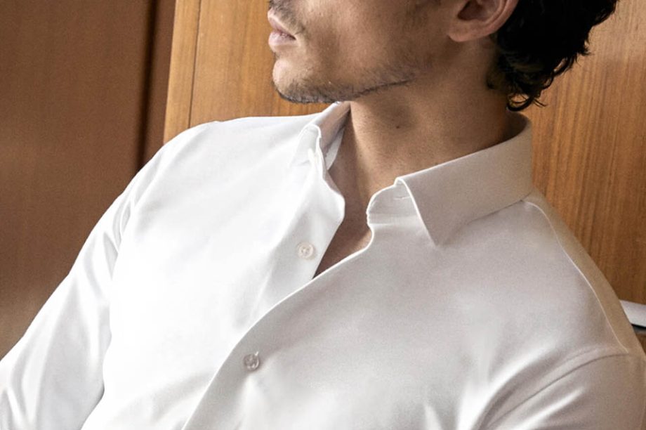 chemise blanche homme visuel couv