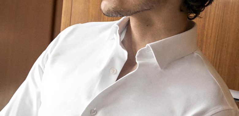 chemise blanche homme visuel couv