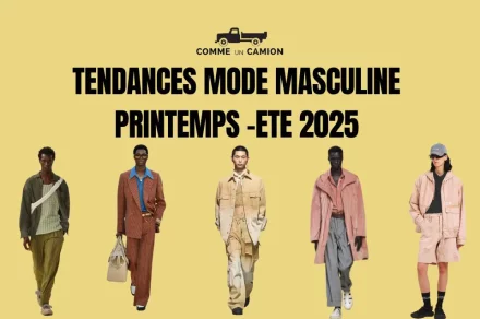 tendance mode masculine printemps ete 2025 couv