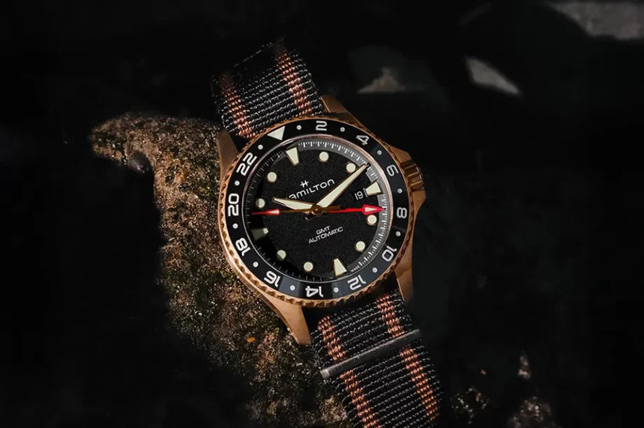 montre hamilton scuba gmt plongeuse