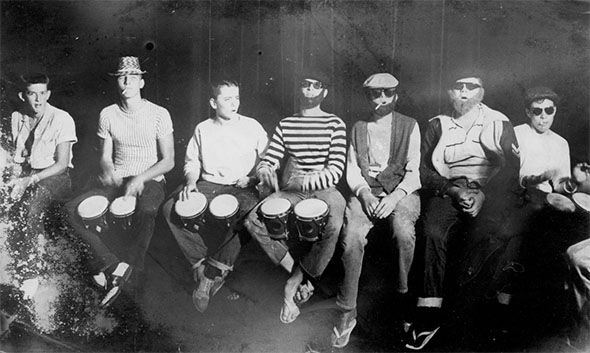 Des beatnik dans les années 50
