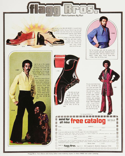 chaussures talon 1970s