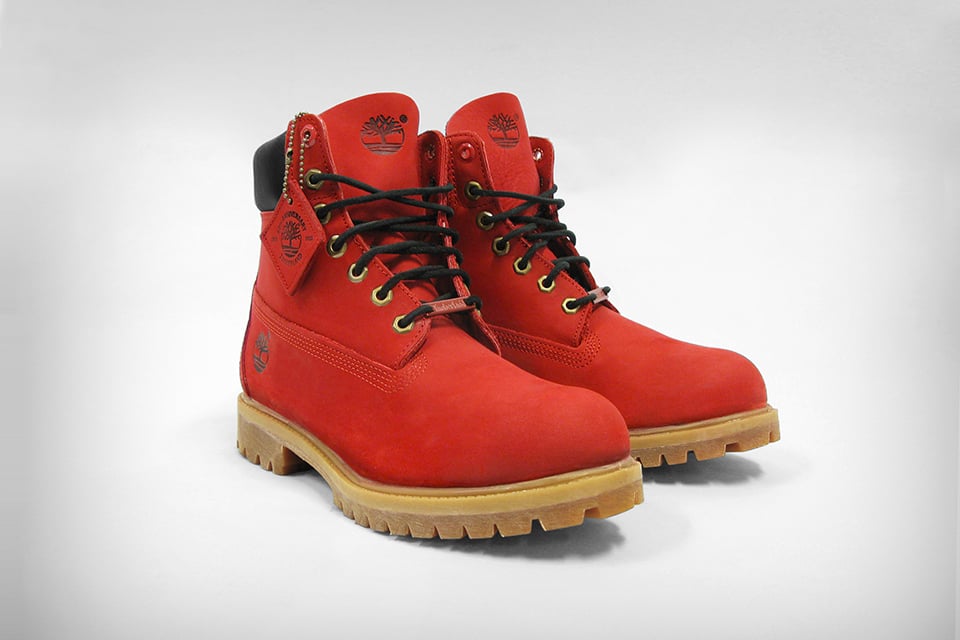 timberland rouge homme prix