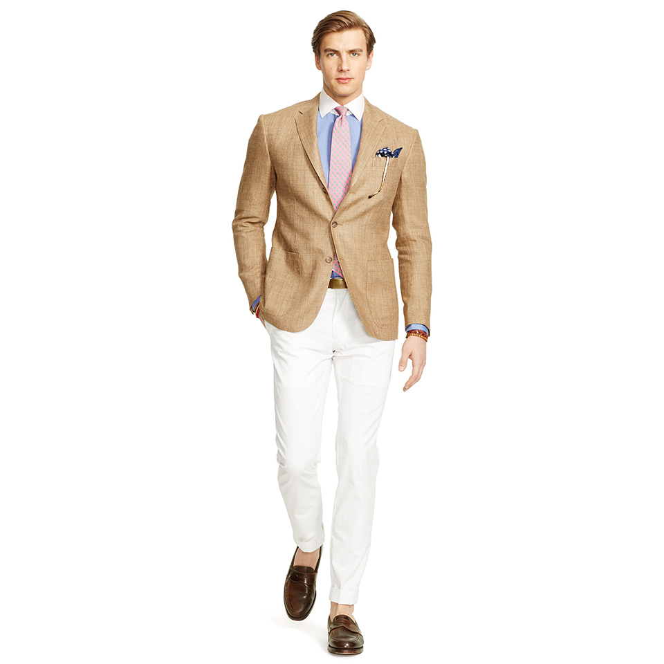 Costume soie et lin Ralph Lauren
