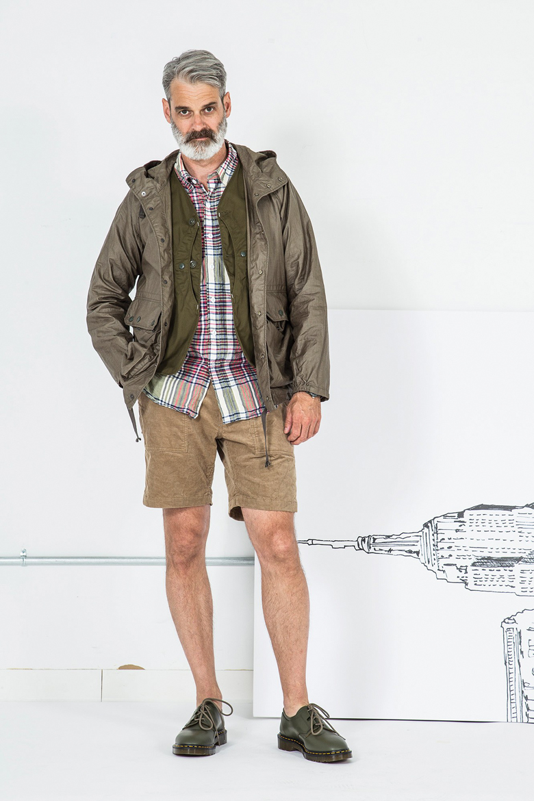 tendance randonneur militaire ss17 engineered garments