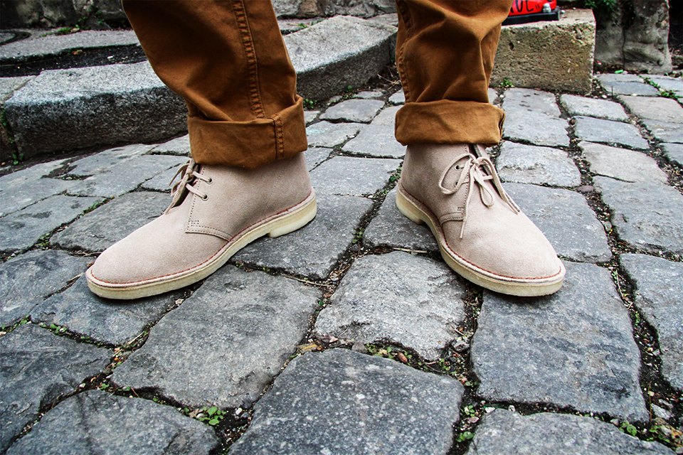 desert boots clarks beige homme