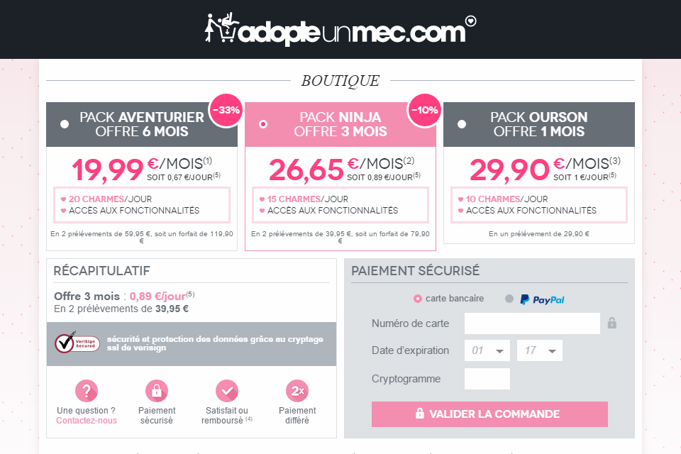 Adopte ton mec