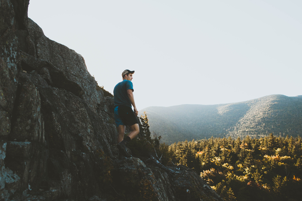 Homme type de peau montagne